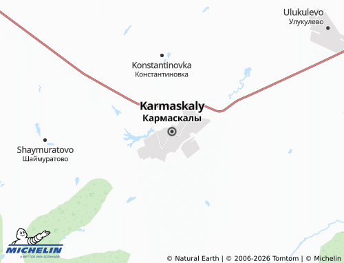 MICHELIN-Landkarte Karmaskaly - ViaMichelin