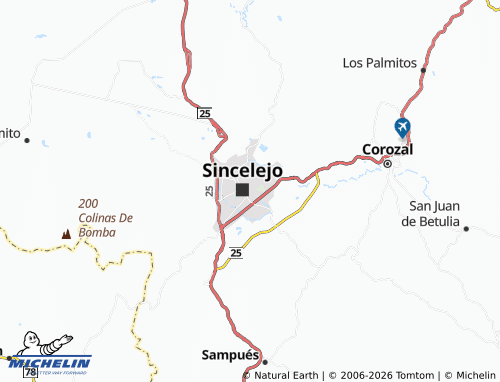Mapa MICHELIN La María - ViaMichelin
