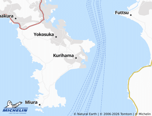 Mappa MICHELIN Kurihama - ViaMichelin