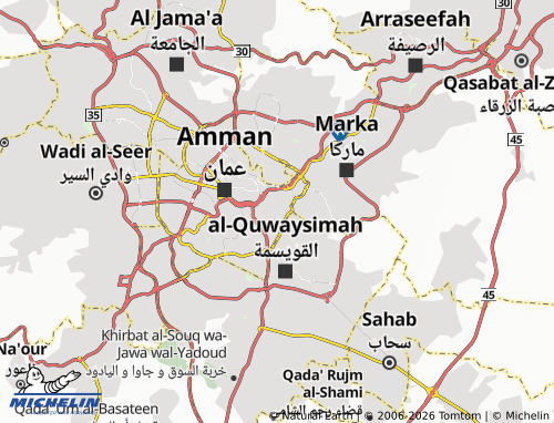 MICHELIN-Landkarte al-Yarmouk - ViaMichelin