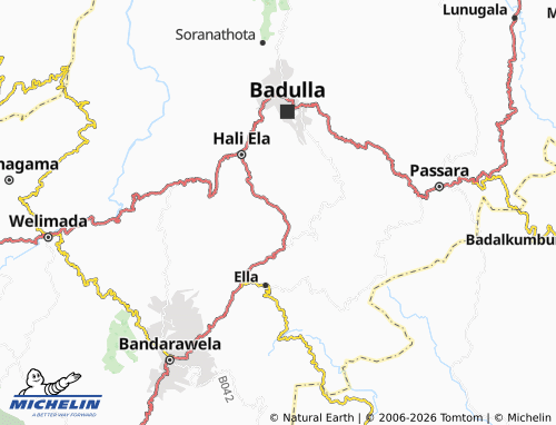 Mappa MICHELIN Hapuwalakumbura - ViaMichelin