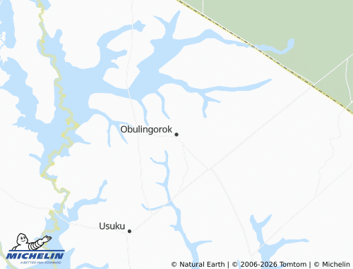 MICHELIN Obulingorok map - ViaMichelin