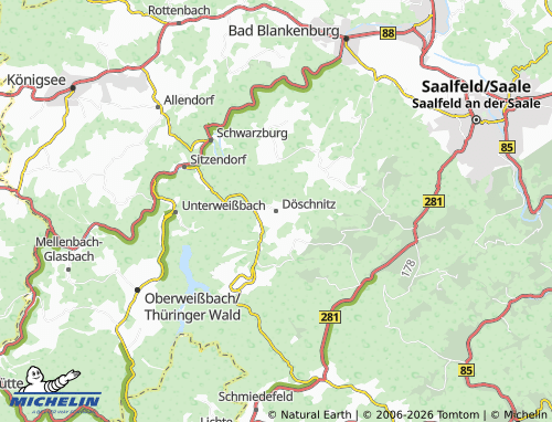 Mappa MICHELIN Döschnitz - ViaMichelin