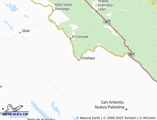 MICHELIN Cintalapa map - ViaMichelin