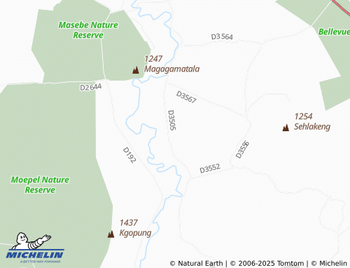 MICHELIN Ga-Malope map - ViaMichelin