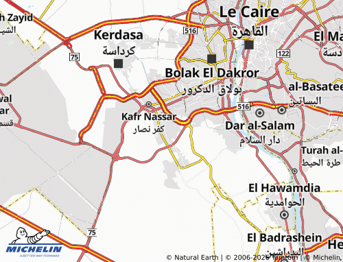 Carte MICHELIN Nazlat al-Batran - ViaMichelin