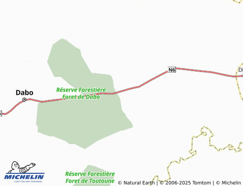 Carte MICHELIN Mampatim Maoundé - ViaMichelin