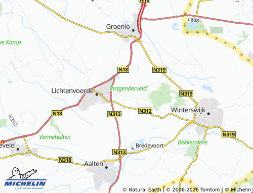 MICHELIN Vragender map - ViaMichelin
