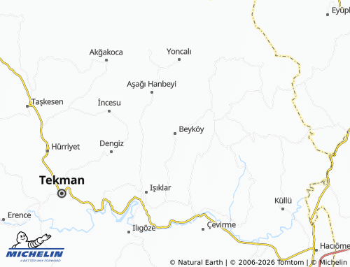 MICHELIN Beyköy map - ViaMichelin
