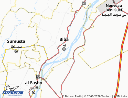 MICHELIN Beba map - ViaMichelin