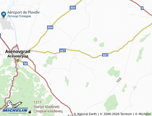 Mapa MICHELIN Zlatovrah - ViaMichelin