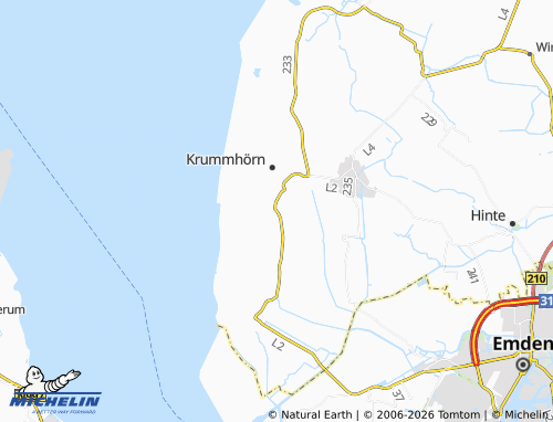 MICHELIN Upleward map - ViaMichelin
