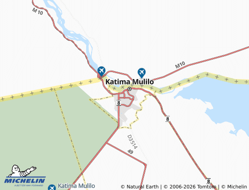 Mappa MICHELIN Katima Mulilo Extension 1 - ViaMichelin