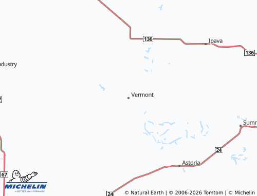 Kaart MICHELIN Vermont - ViaMichelin