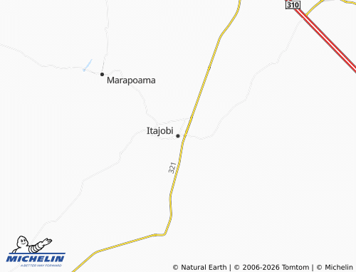 Mapa MICHELIN Itajobi - ViaMichelin