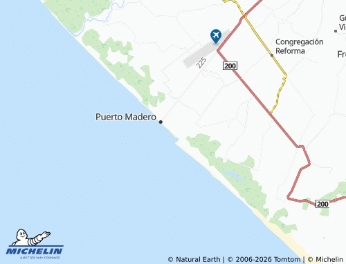 Mappa MICHELIN El Carmen, Puerto Chiapas - ViaMichelin