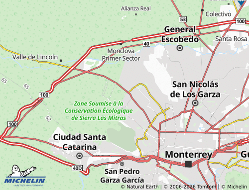 Mappa MICHELIN Cumbres Renacimiento Segundo Sector - ViaMichelin