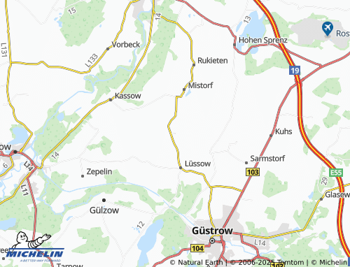 MICHELIN Augustenruh map - ViaMichelin