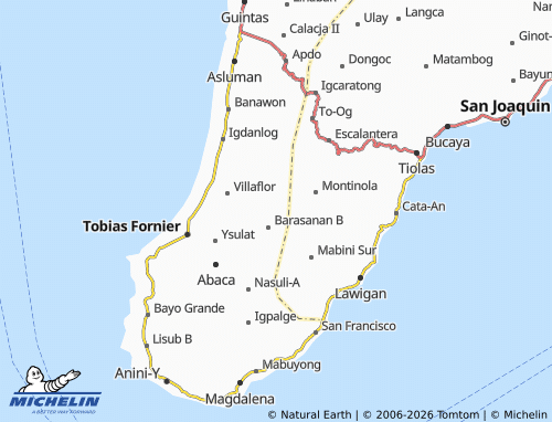 MICHELIN Tene map - ViaMichelin
