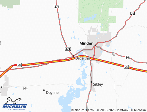 Mapa MICHELIN Dixie Inn - ViaMichelin