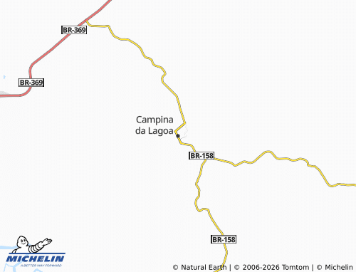 Mappa MICHELIN Campina da Lagoa - ViaMichelin