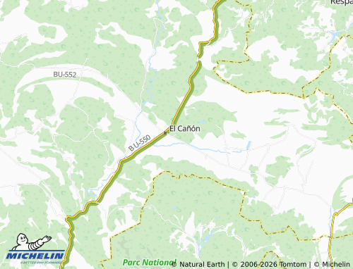 MICHELIN Lastras de Teza map - ViaMichelin