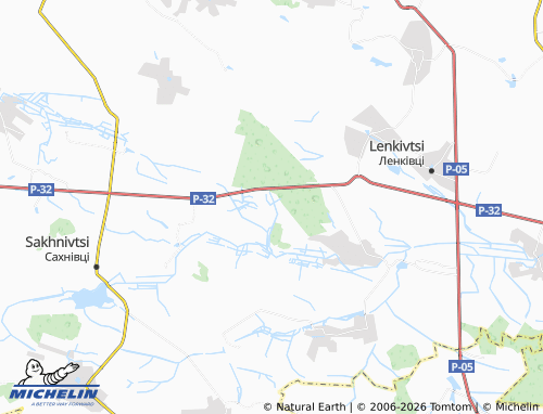 Carte MICHELIN Shevchenka - ViaMichelin