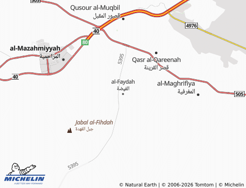 Carte MICHELIN al-Faydah - ViaMichelin