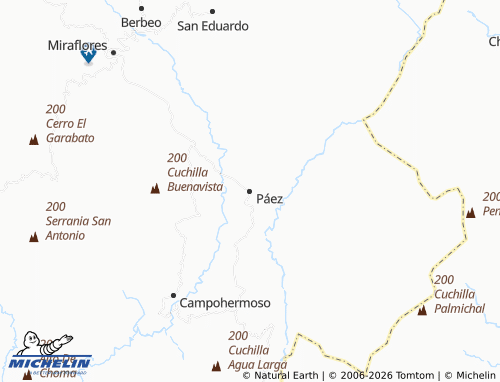 Mapa MICHELIN Páez - ViaMichelin