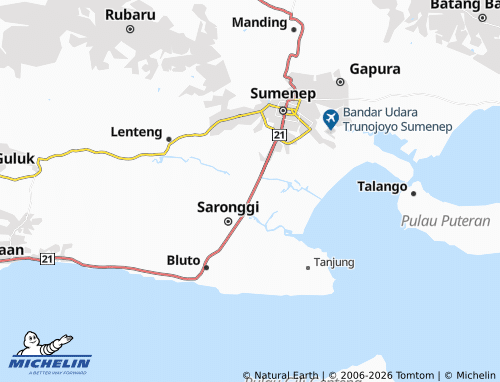 MICHELIN Nambakor map - ViaMichelin