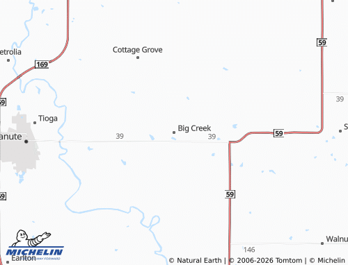 Mappa MICHELIN Big Creek - ViaMichelin