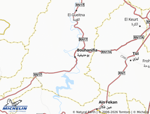 Mapa MICHELIN Bouhaneefiyyah - ViaMichelin