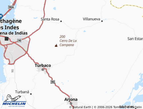 MICHELIN La Puente map - ViaMichelin