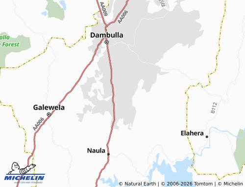 Mappa MICHELIN Puwak Attawala - ViaMichelin