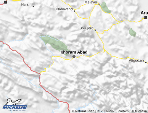 Kaart MICHELIN Lorestan - ViaMichelin
