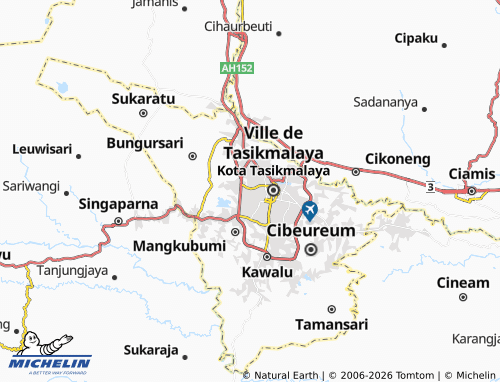 MICHELIN Argasari map - ViaMichelin