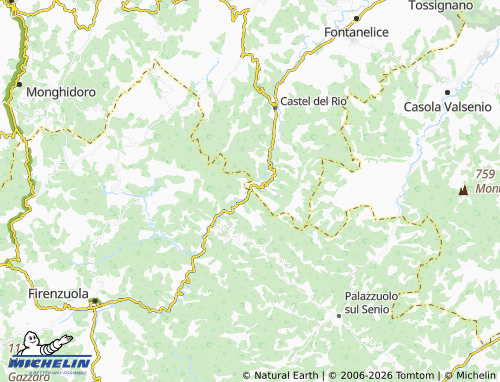 Kaart MICHELIN Moraduccio - ViaMichelin