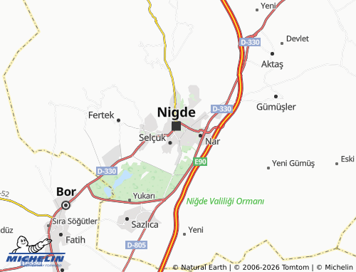 Mapa MICHELIN Eskisaray - ViaMichelin
