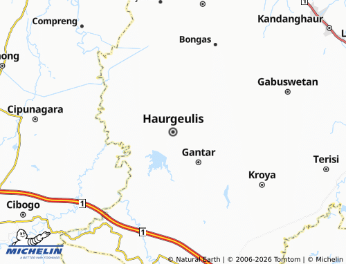 MICHELIN-Landkarte Haurgeulis - ViaMichelin