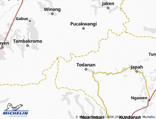 MICHELIN Karanganyar map - ViaMichelin