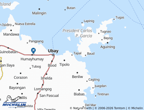 MICHELIN Tapal map - ViaMichelin