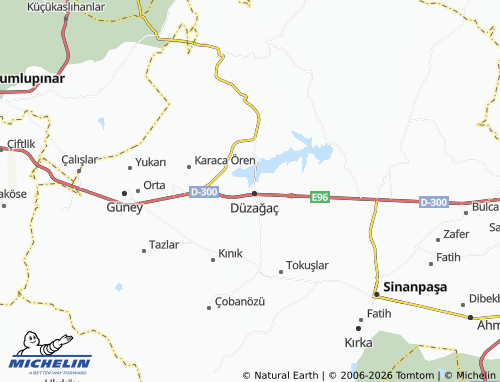 MICHELIN Zafer map - ViaMichelin