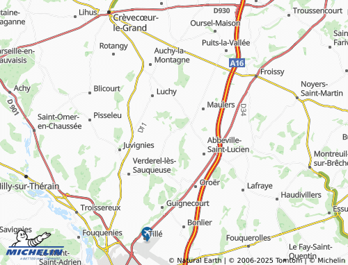 Carte MICHELIN Muidorge - ViaMichelin