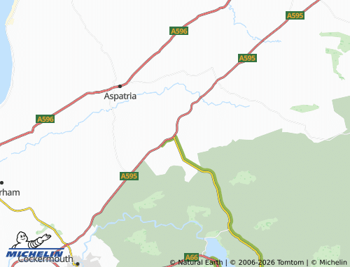 Carte MICHELIN Bothel and Threapland - ViaMichelin