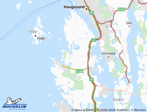 MICHELIN Buvik map - ViaMichelin