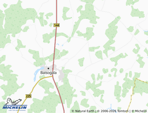 MICHELIN Vainiūnai map - ViaMichelin