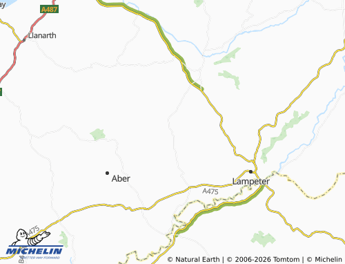 Mappa MICHELIN Cribyn - ViaMichelin
