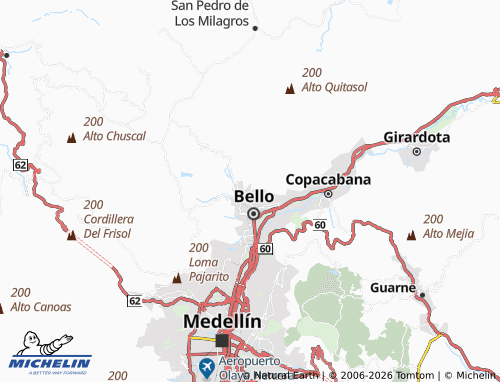 Carte MICHELIN Los Alpes - ViaMichelin