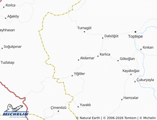 MICHELIN Akdamar map - ViaMichelin