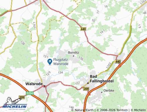 MICHELIN Bomlitz map - ViaMichelin
